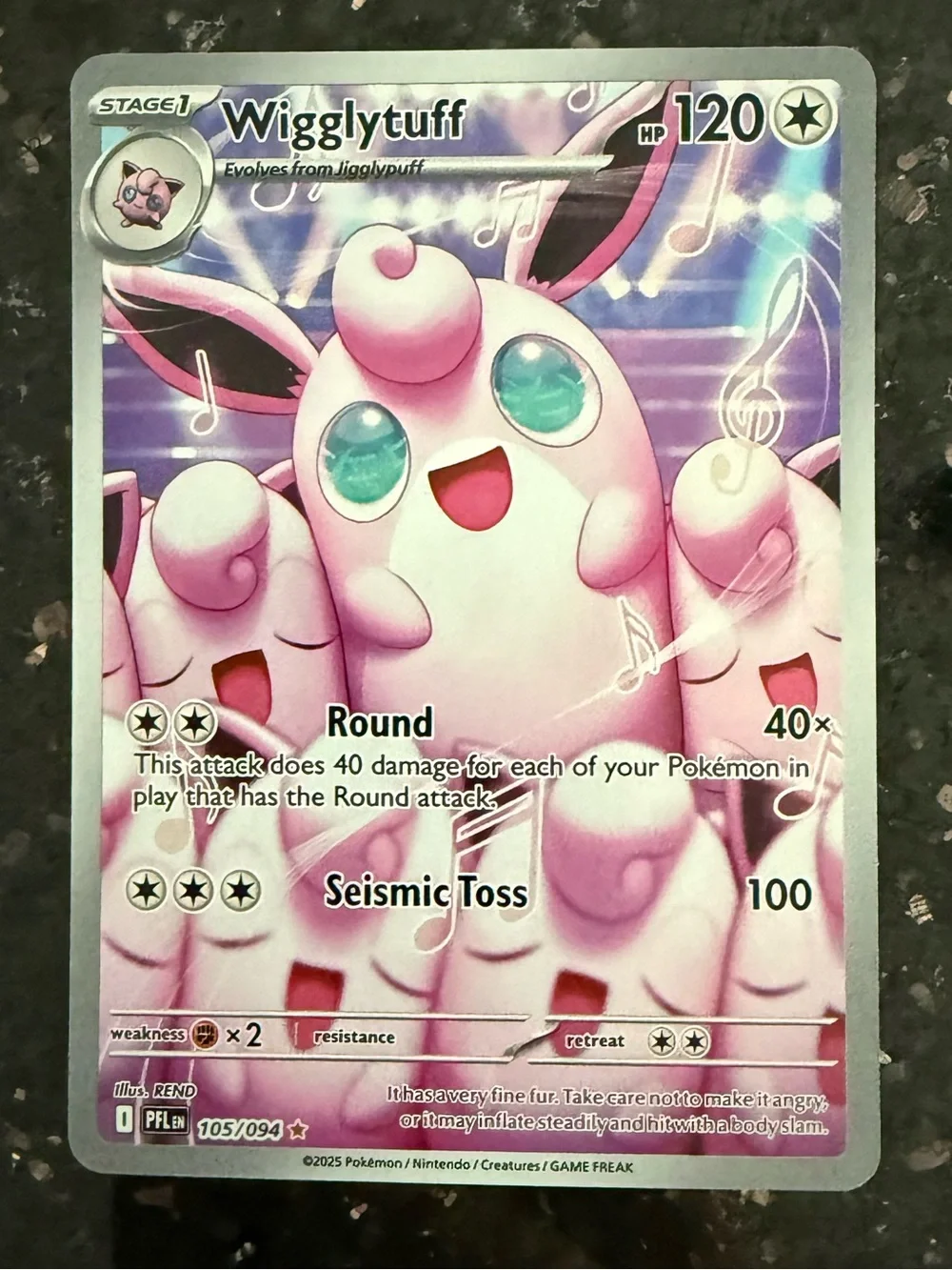 Wigglytuff #105 Pokemon Phantasmal Flames